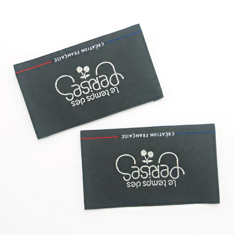 高密度服裝輔料織嘜定做男女服裝商標領(lǐng)標定制批發(fā)